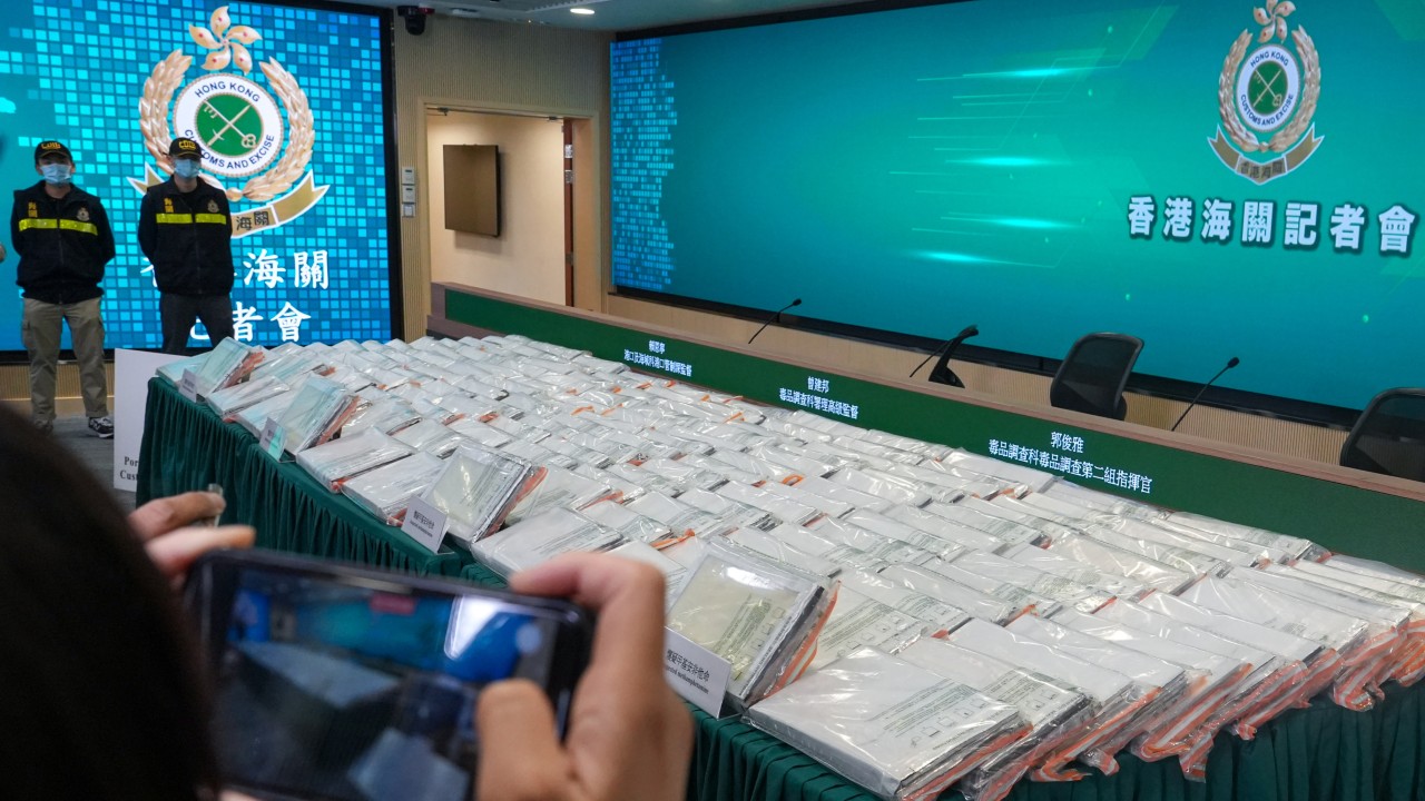 Seizures of drug Ice in Hong Kong increased 4.8 times in first 2 months of 2025