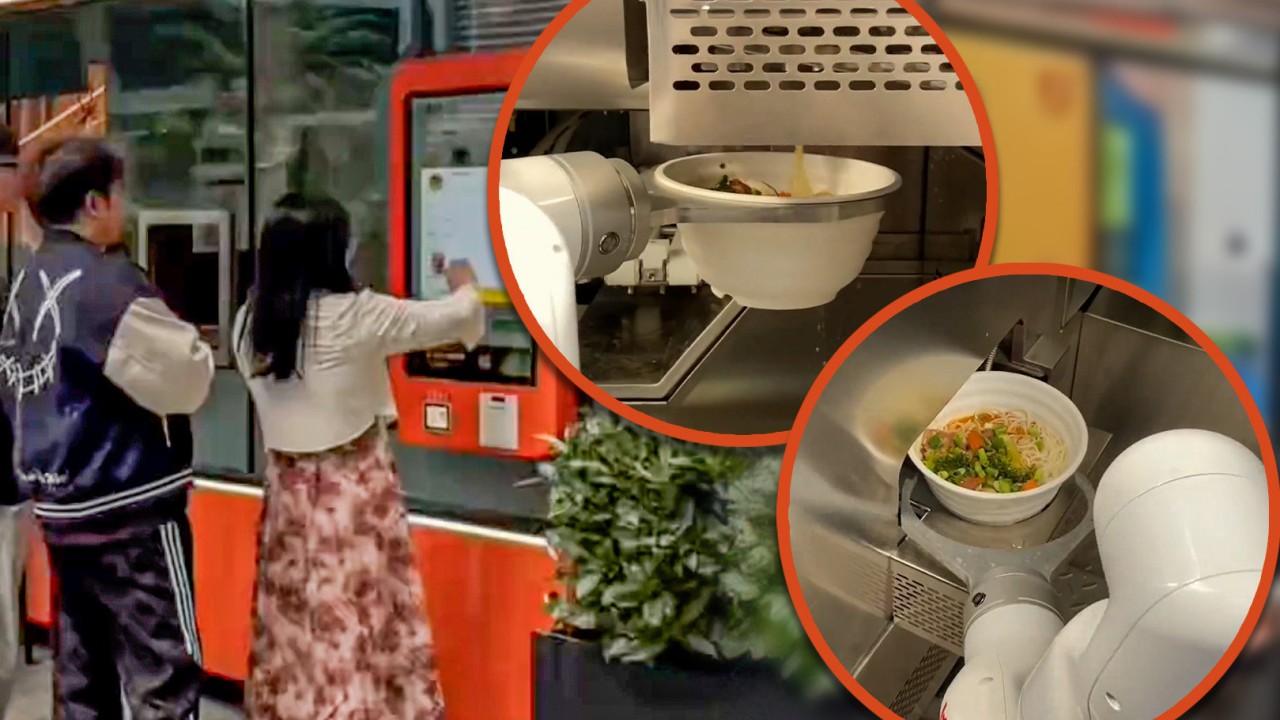 China automated noodle shop prepares food in 48 seconds for US$1.4, no tipping required