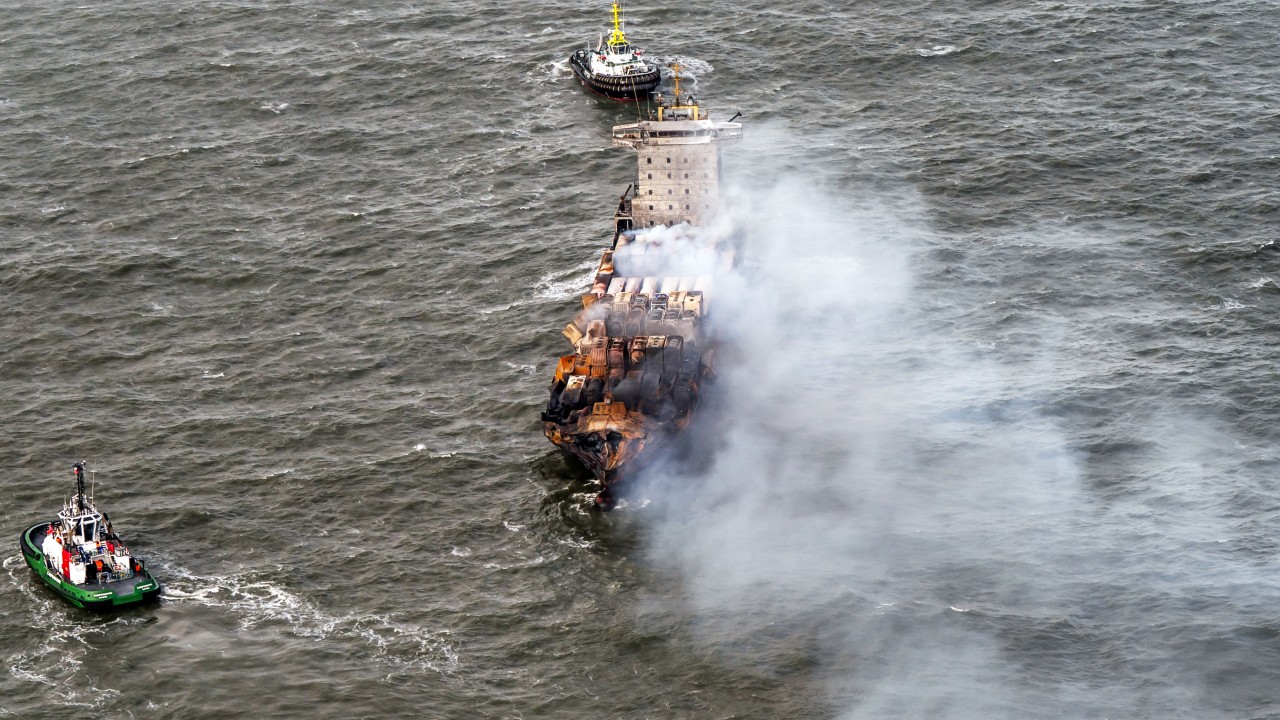 UK police arrest a man on suspicion of manslaughter over North Sea ship collision