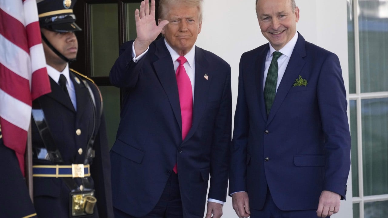 Trump criticises Ireland on trade during St Patrick’s Day visit