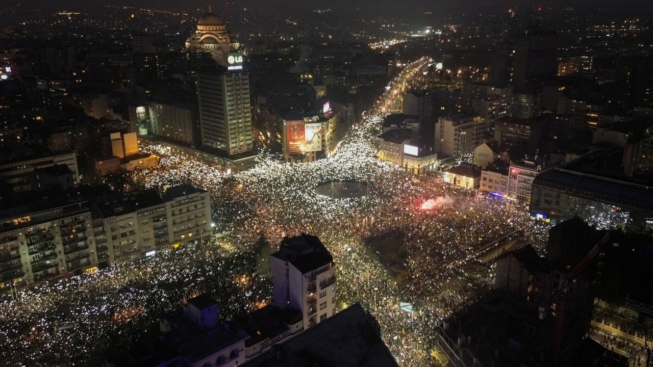 Serbia denies using sonic weapon at massive Belgrade protest