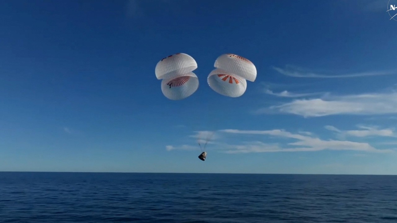 Nasa astronauts finally back on Earth after 9 months stuck in space