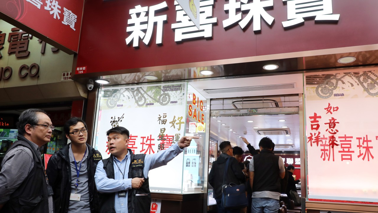 Janitor jailed for 10½ years for HK$1.3 million robbery at Hong Kong jewellery store