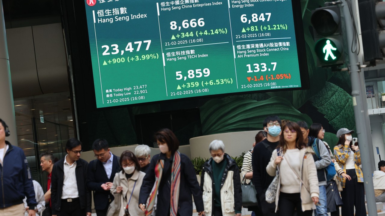 Hong Kong stocks rise for a second day as they shrug off Trump’s latest tariffs