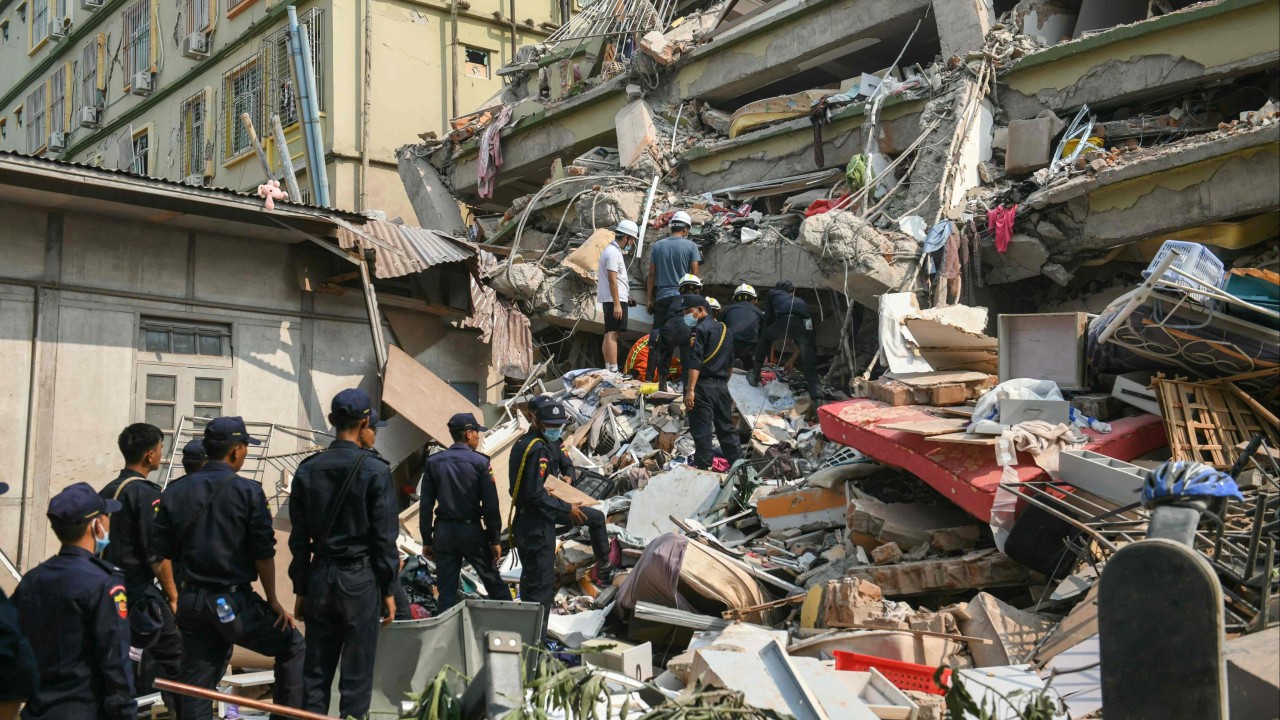 Aftershocks jolt quake-hit Myanmar’s Mandalay as rescuers dig for survivors