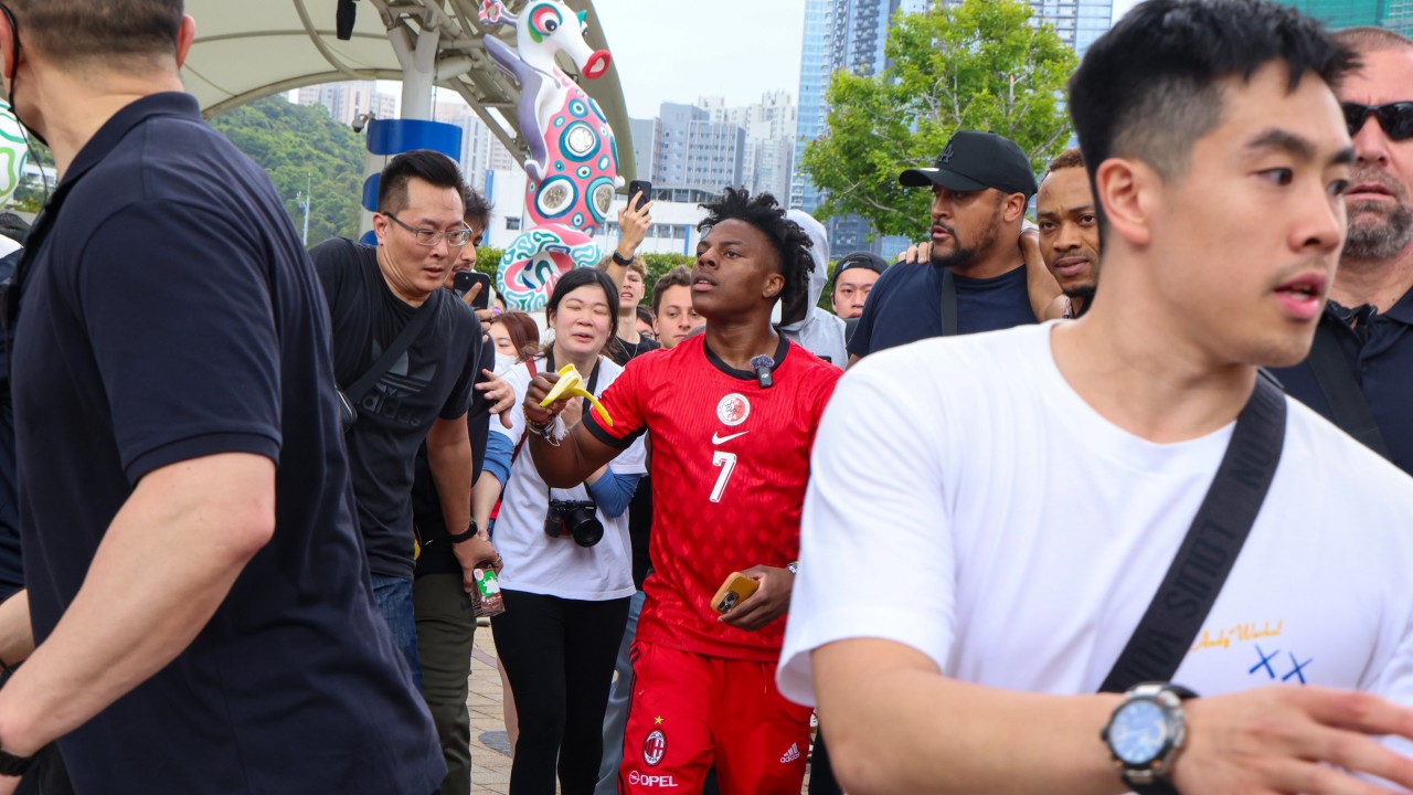 Hong Kong’s leader promises ‘any possible help’ to influencers after IShowSpeed visit