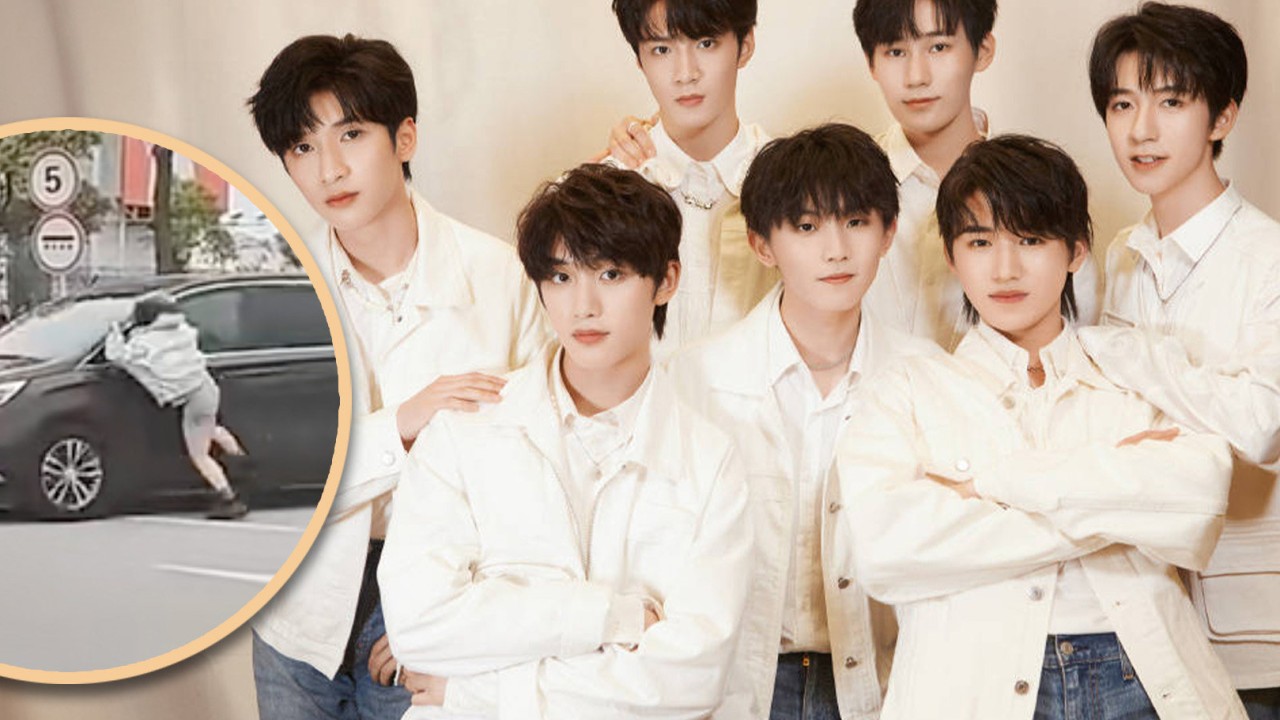 Fan of China boy group throws herself at band’s moving car, raises safety, privacy concerns