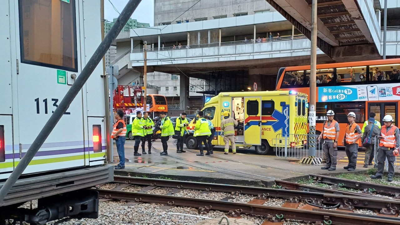 Woman struck by train in Hong Kong’s Tuen Mun