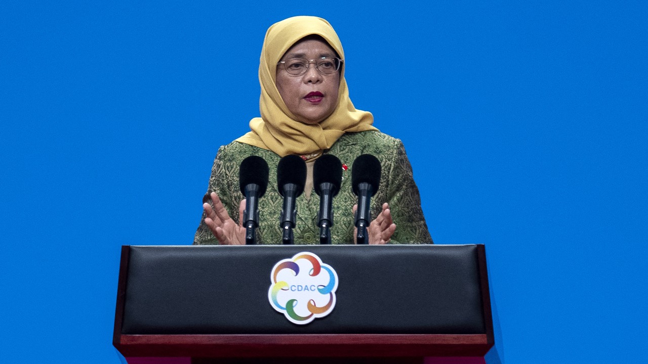 Singapore ex-president Halimah Yacob to file police report over anti-government deepfake video