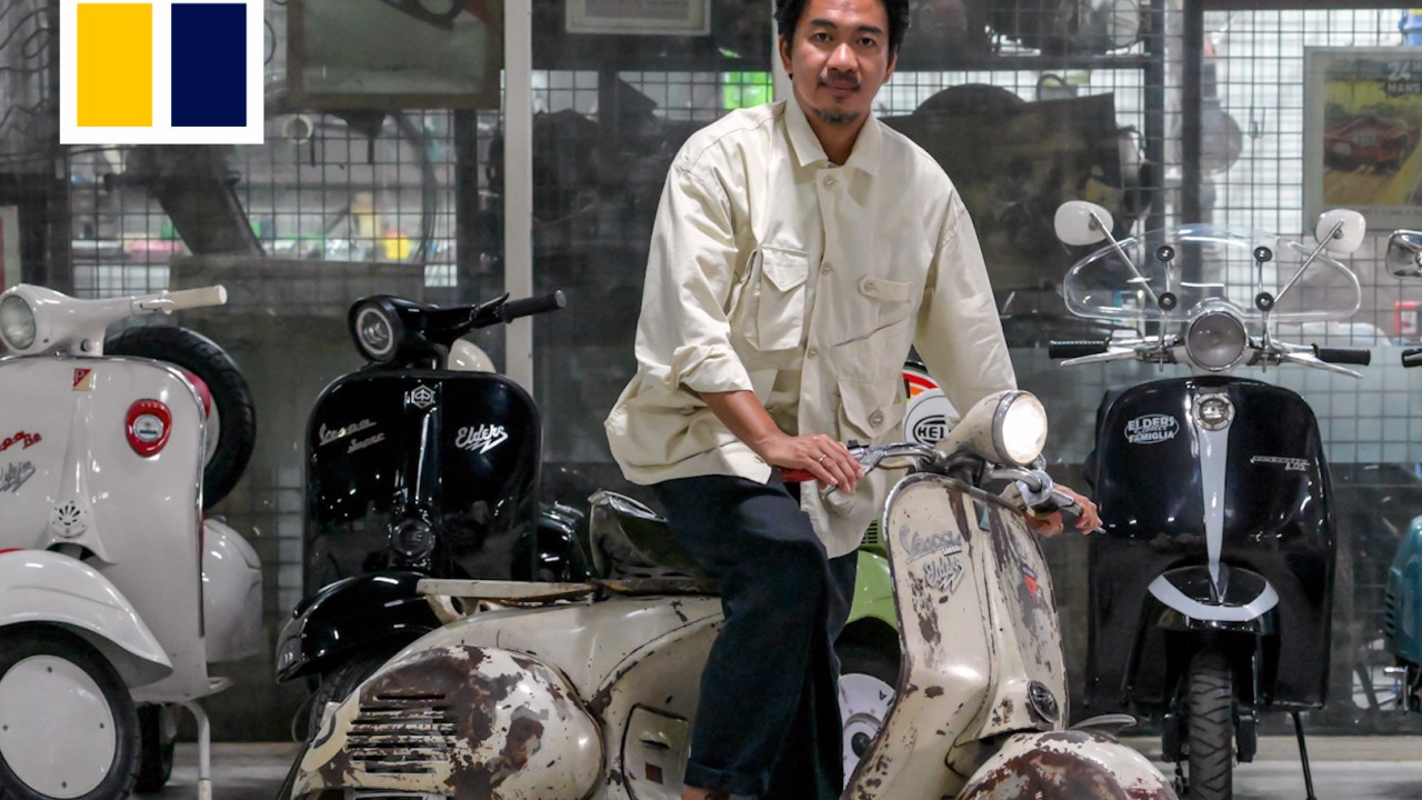 Vespa love affair: Indonesians turning vintage scooters electric