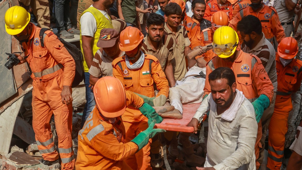 Indian building collapse kills at least 11, highlighting safety concerns