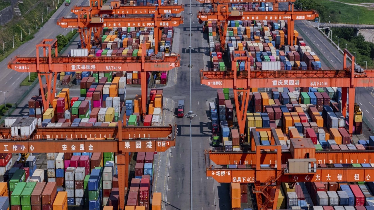 Trump’s trade war starts to bite as China’s cargo shipments slump