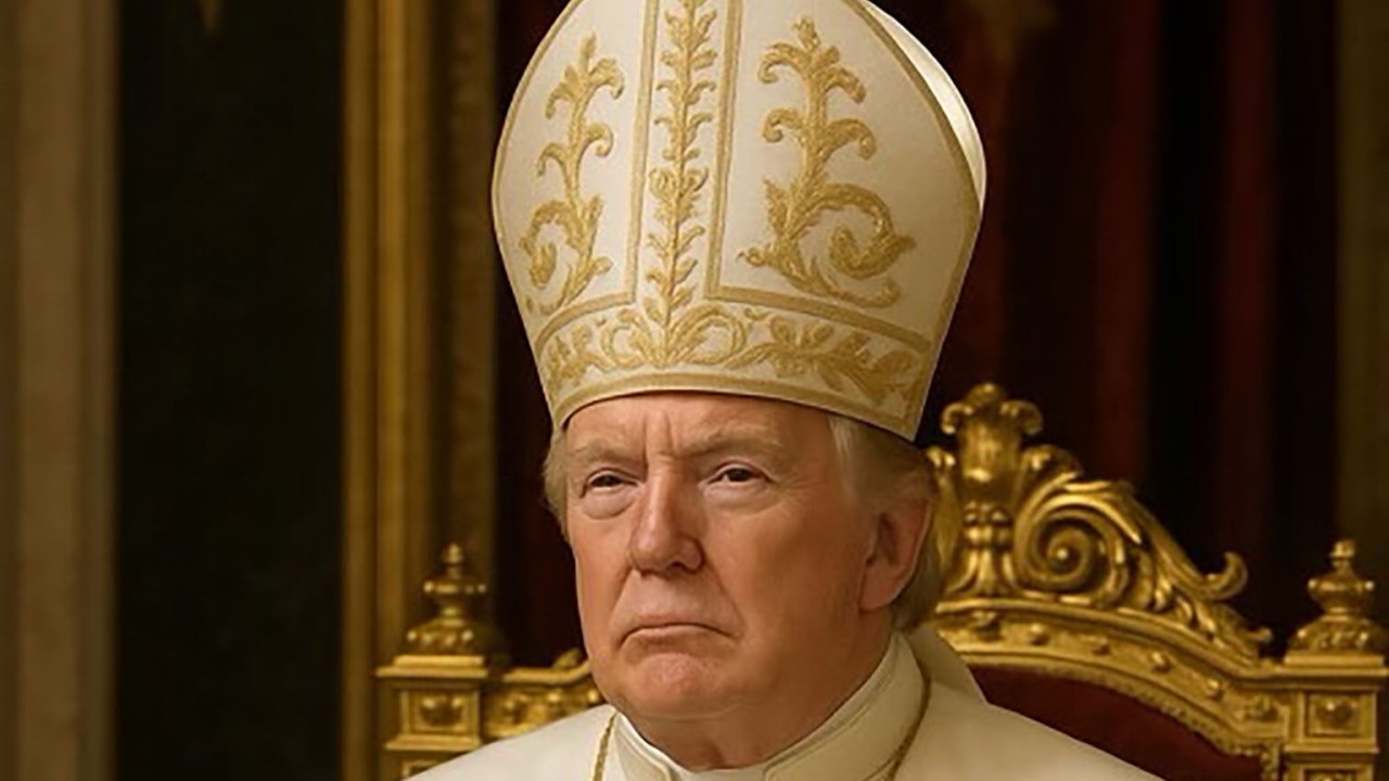 Trump rebuked for posting AI image of himself as pope: ‘pathological megalomania’