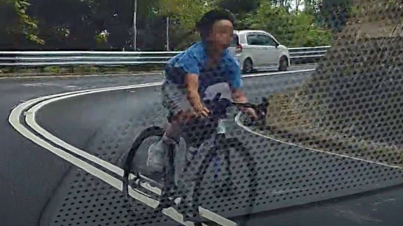 Near miss for ‘reckless’ boy racers on Hong Kong road sparks calls for action