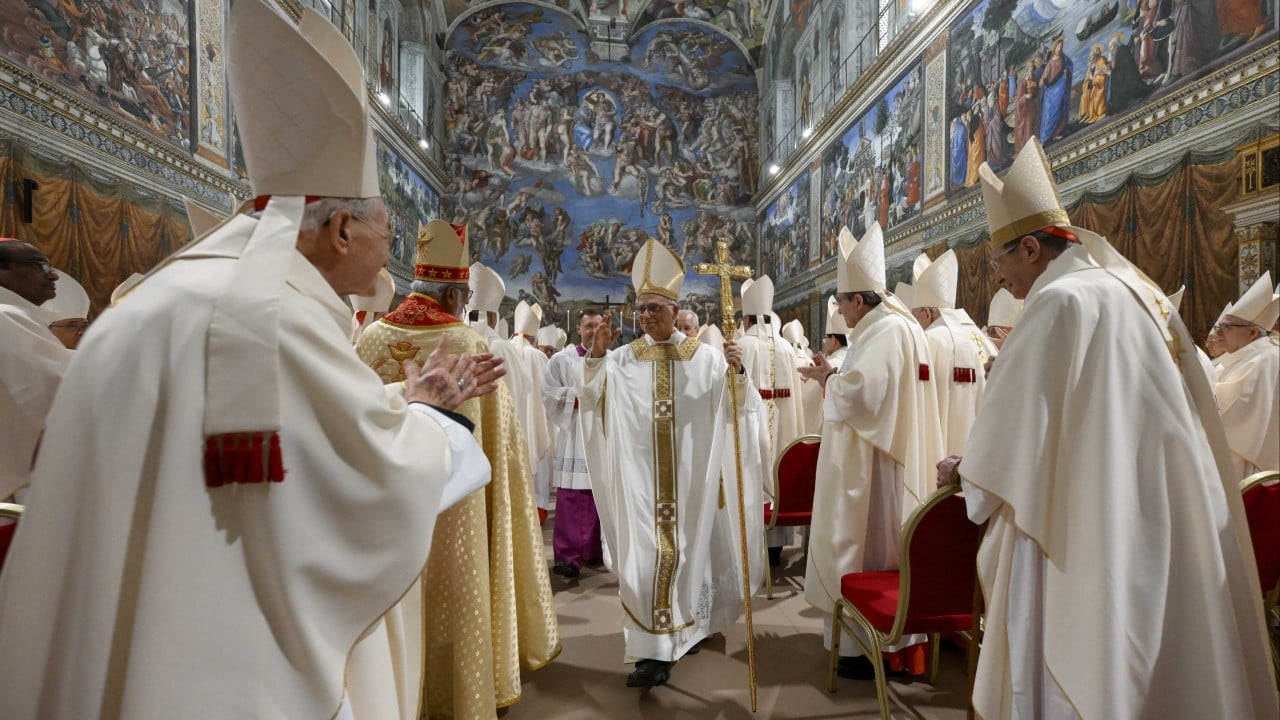 Pope Leo XIV vows to bring light to world’s ‘dark nights’ after historic election