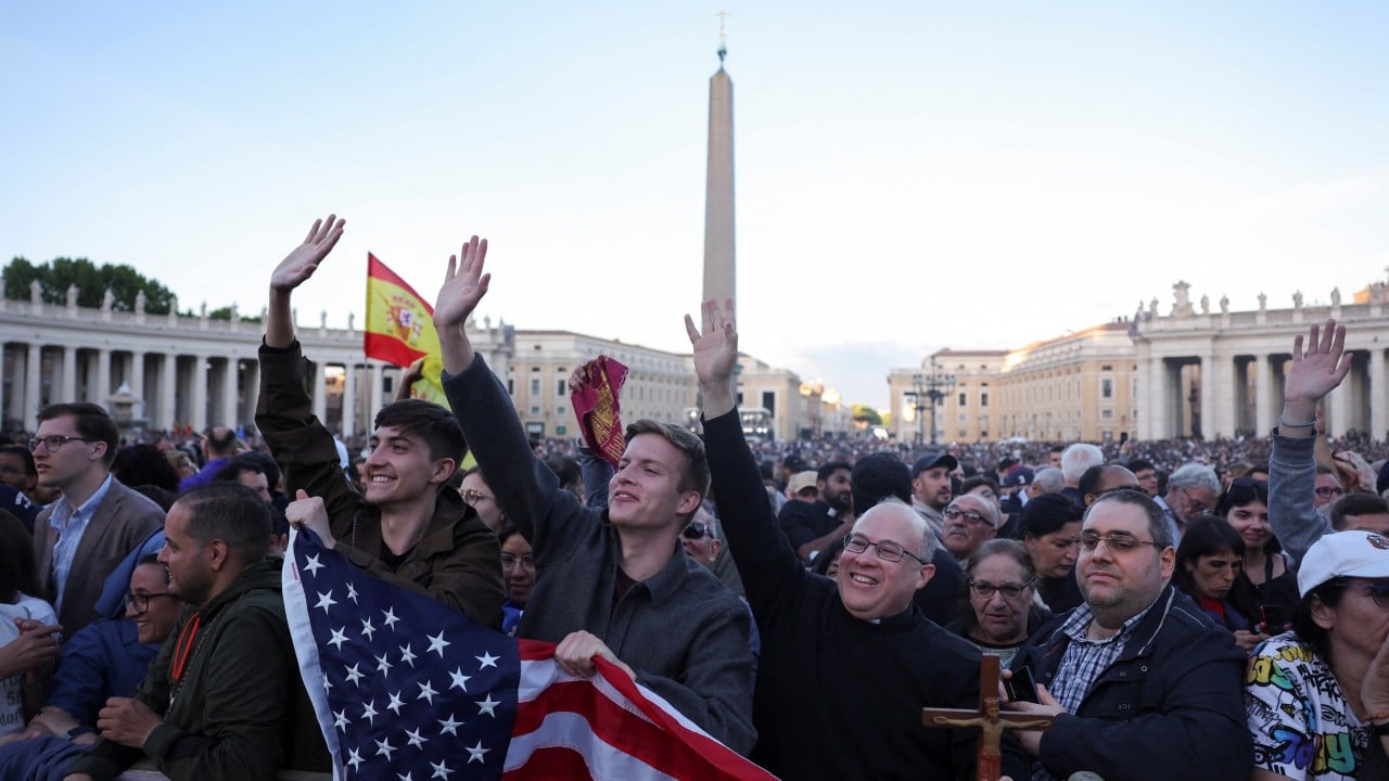 Pope who? Election of first US pontiff stuns St Peter’s crowd