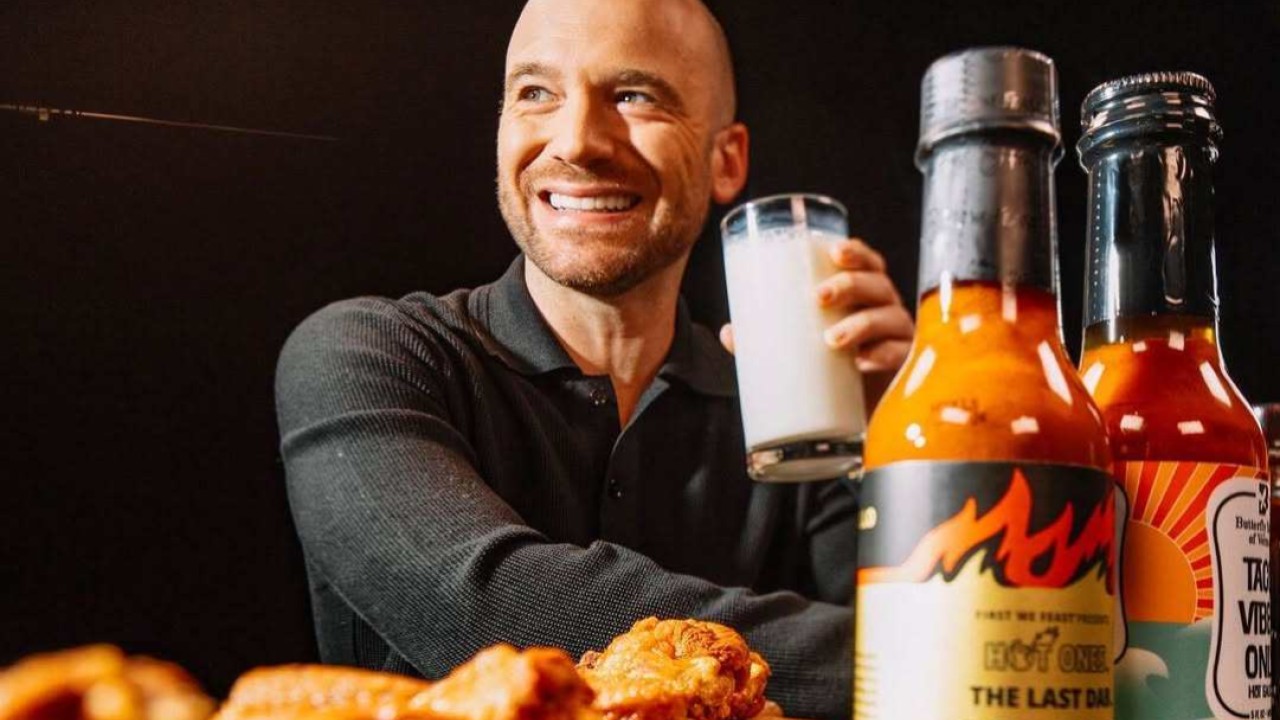 Meet Hot Ones host Sean Evans: the Illinois native has interviewed the likes of Jennifer Lawrence, Margot Robbie and Kevin Hart over spicy wings – now he co-owns Hot Ones’ production studio