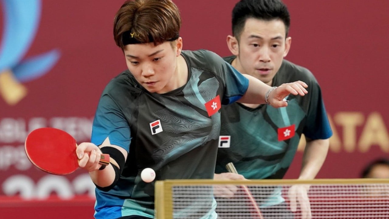 World Table Tennis Championships: coach says Hong Kong pair are underdogs in semi-finals