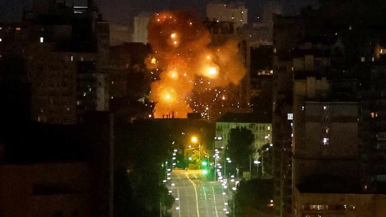Russia Launches Largest Air Attack on Kyiv, Hits Multiple Districts, Kills Two