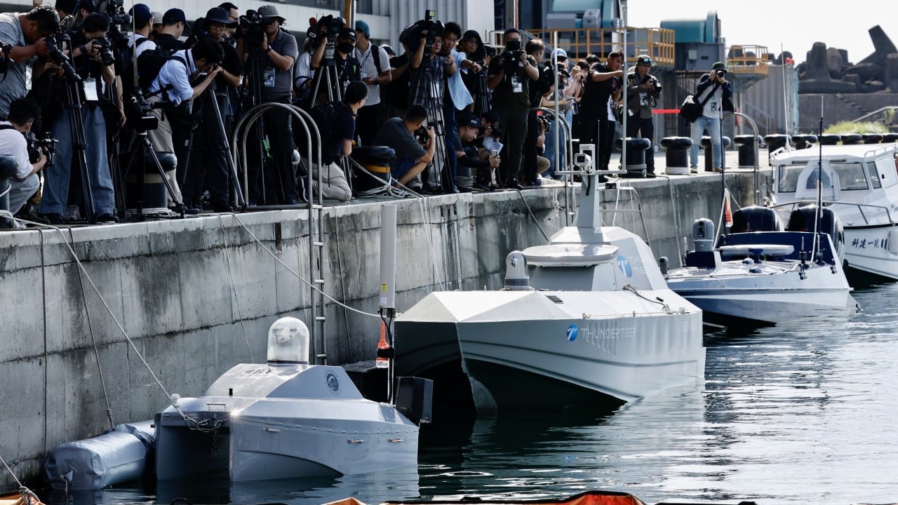 Taiwan, US firms display uncrewed surface vehicle tech with military potential