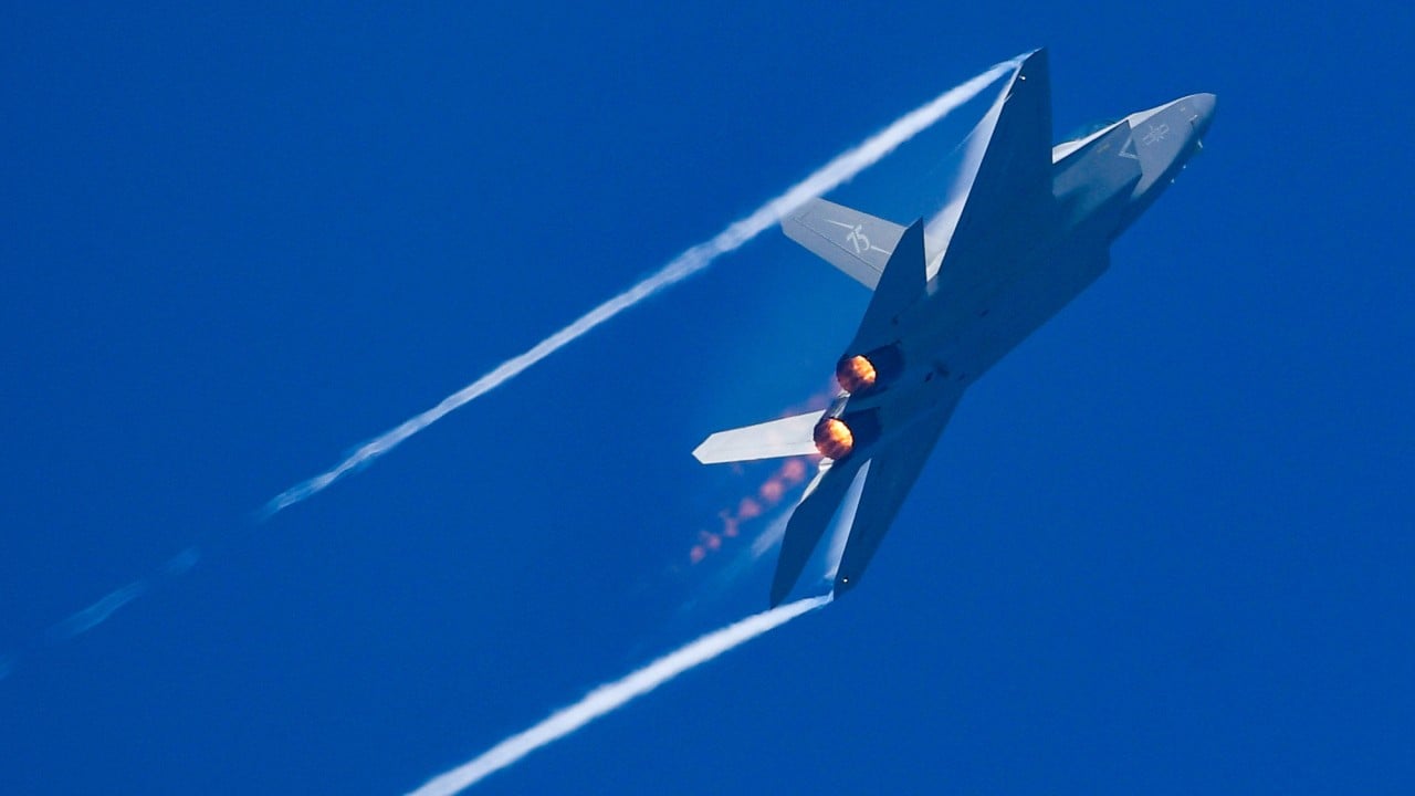 Fifth-gen fighters make cameo appearance as China unveils production facilities