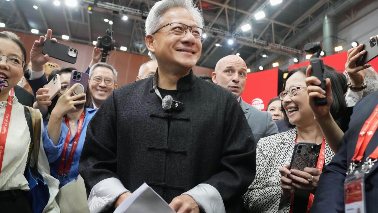 Nvidia CEO meets China’s commerce minister to discuss AI cooperation