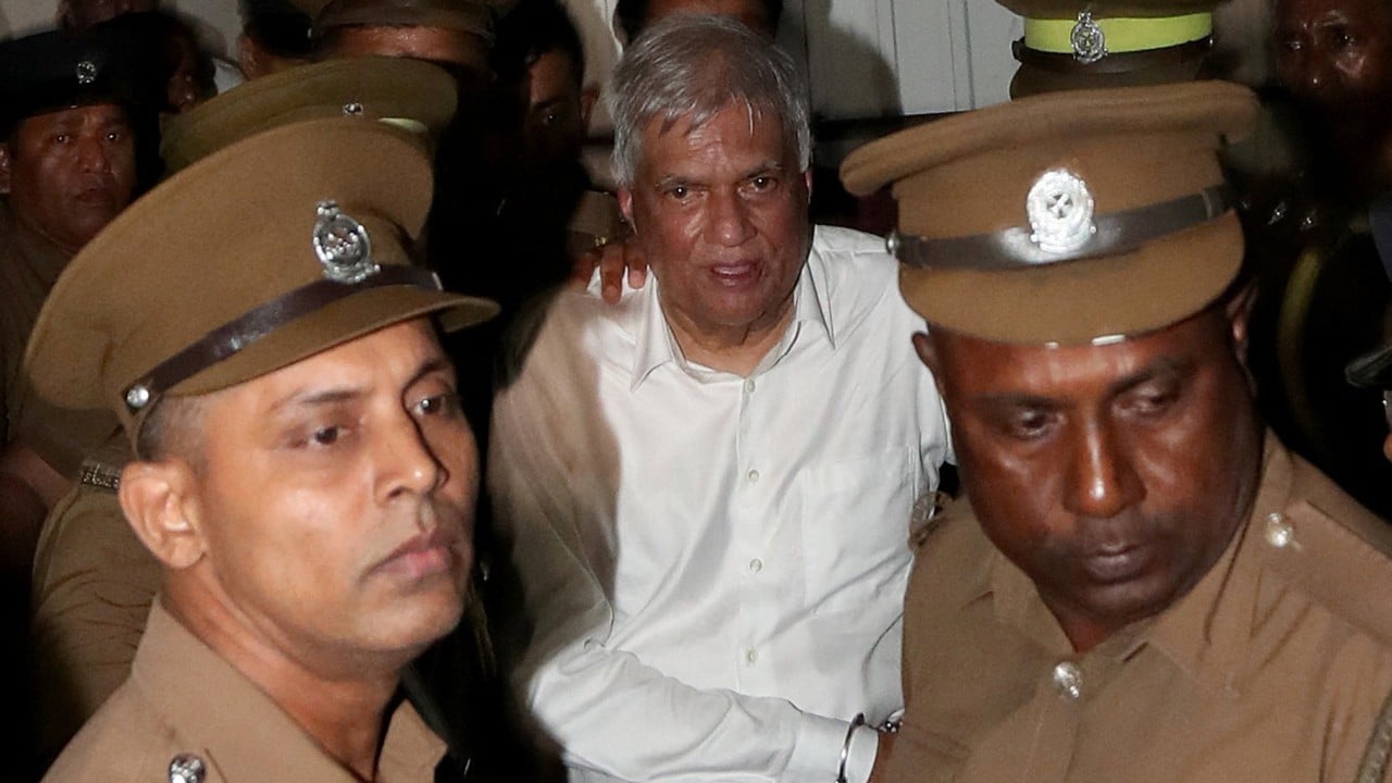 Sri Lanka's ex-president rushed to intensive care after arrest