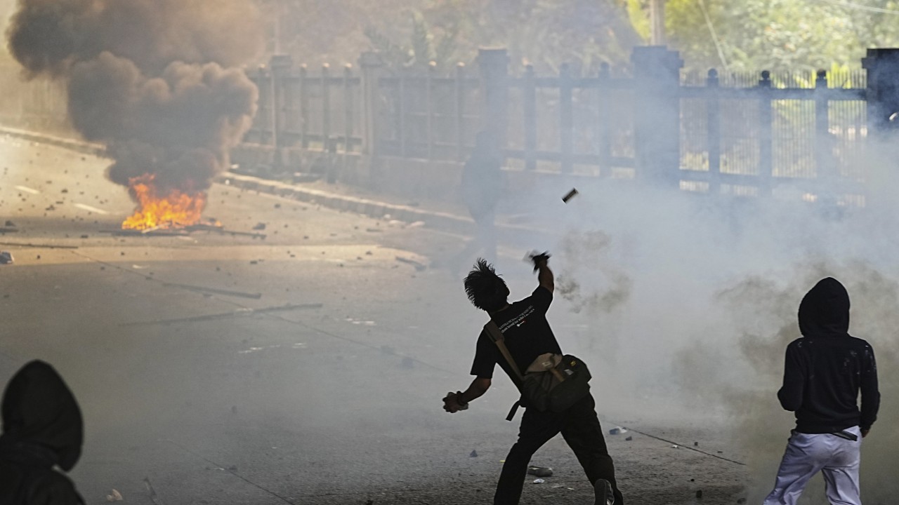 Protests erupt in Jakarta over Indonesian lawmakers ‘excessive pay’