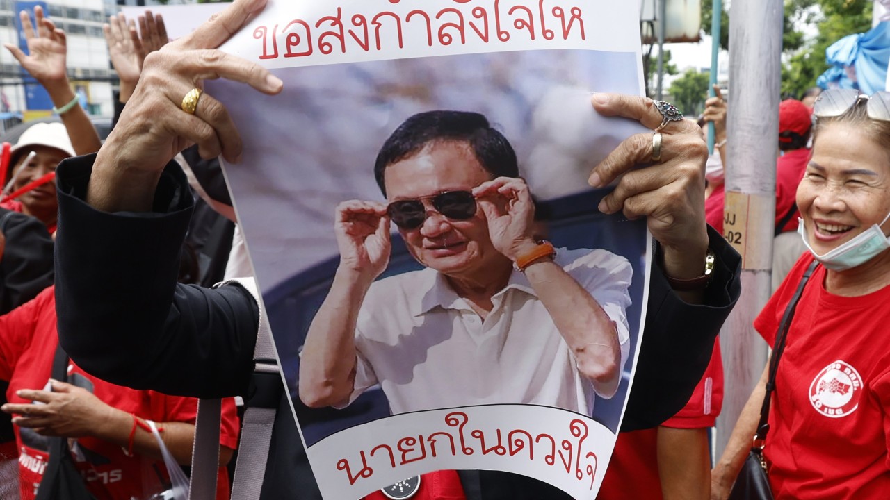 Thaksin leaves Thailand ahead of court ruling that could see him jailed