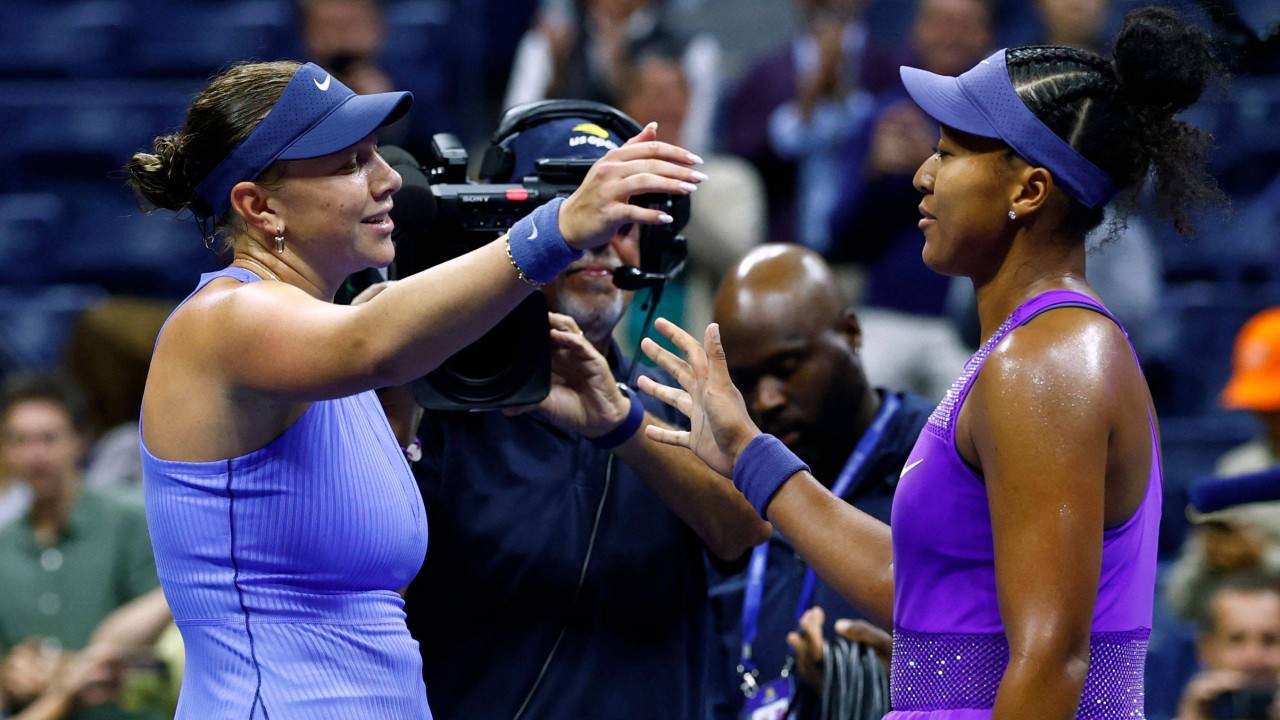 Naomi Osaka’s US Open over as Amanda Anisimova hails ‘dream come true’
