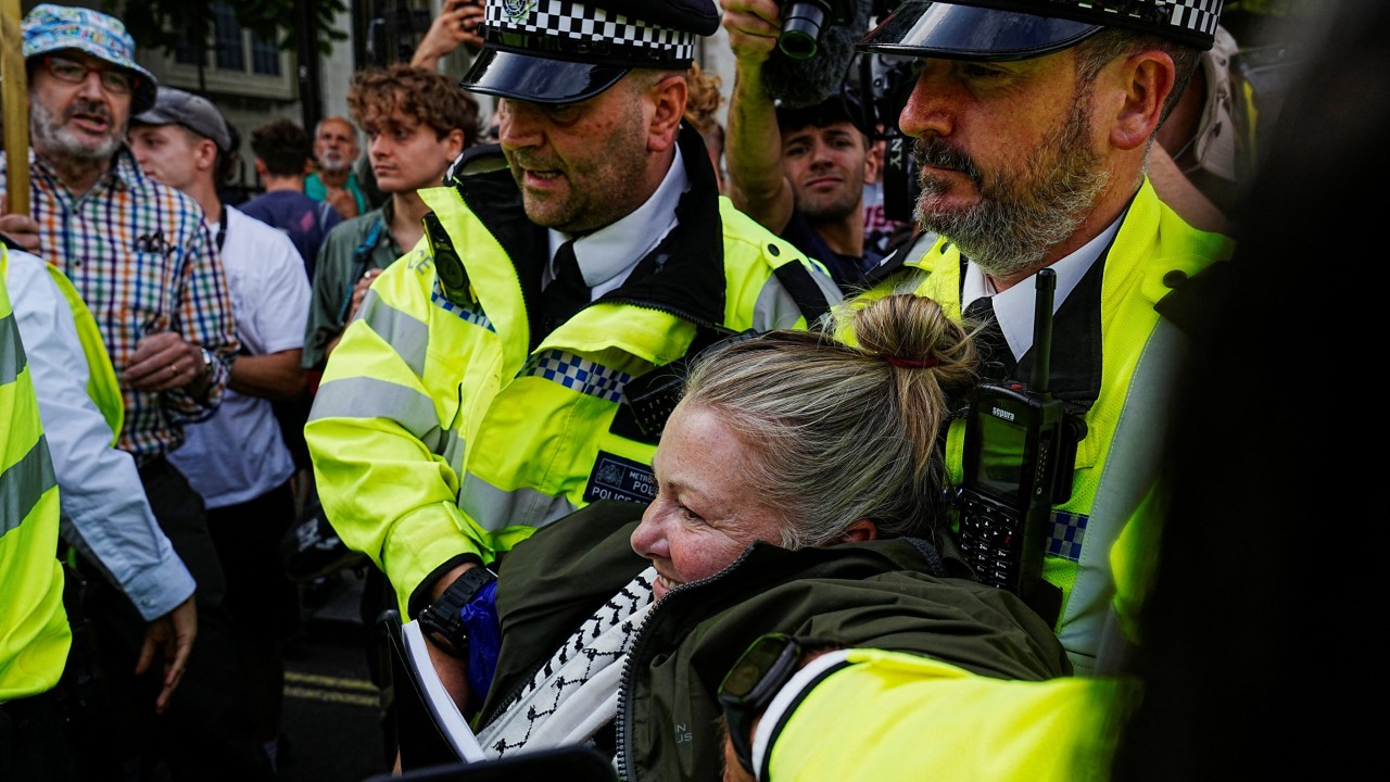 Dozens arrested at latest UK protest for banned group Palestine Action