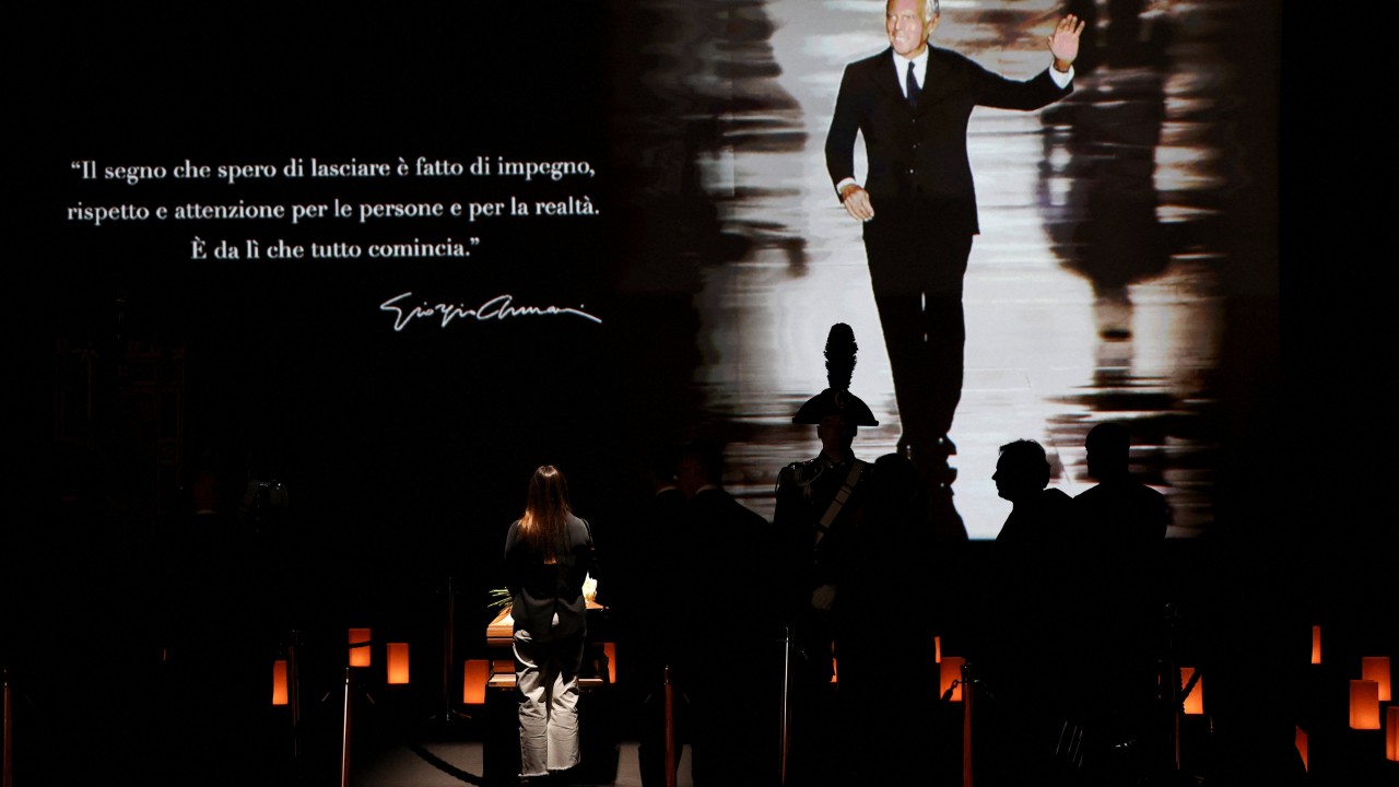 ‘He will be missed’: thousands pay respects to fashion icon Giorgio Armani