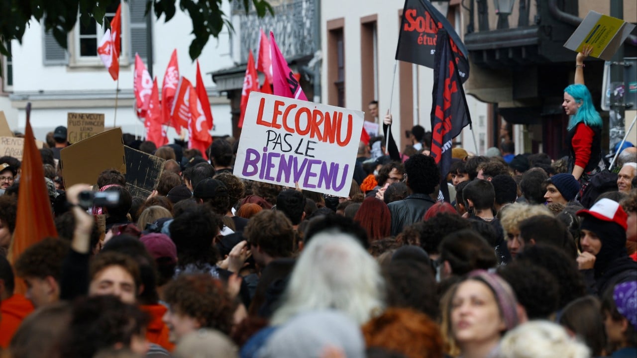 French protests underscore concerns over decline amid US, China dominance