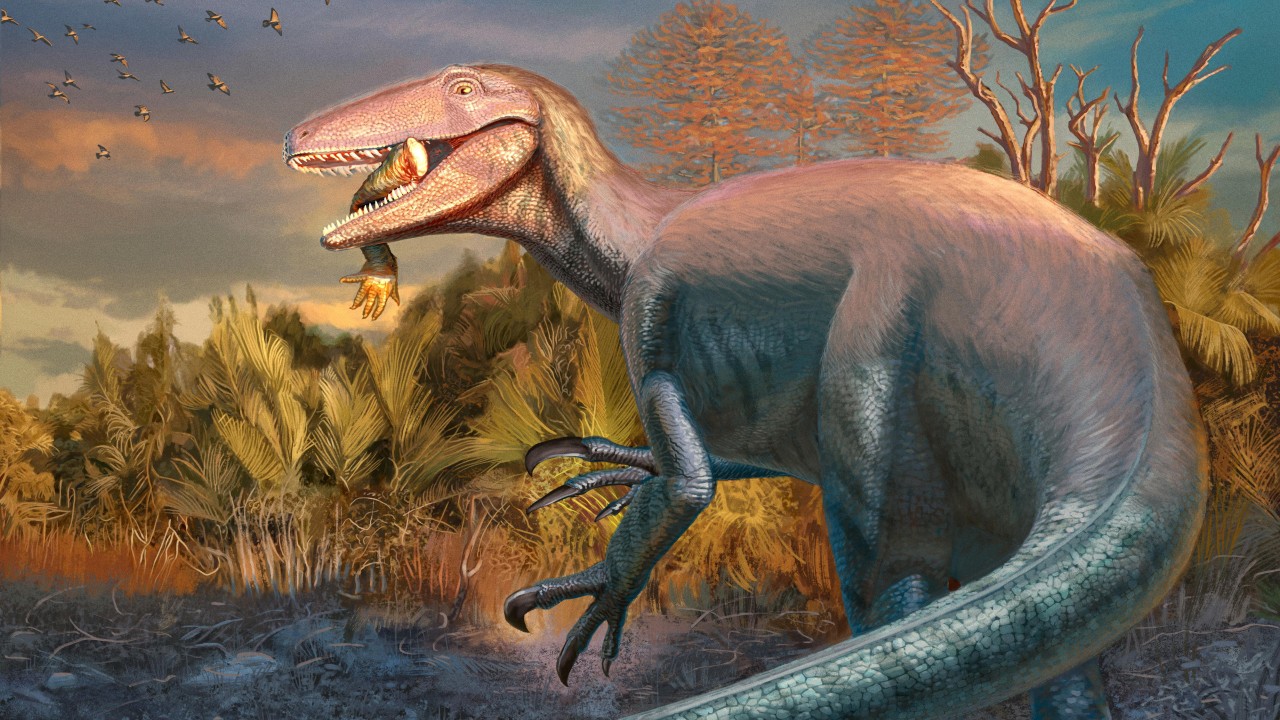 Scientists find new dinosaur from Argentina with crocodile bone in its mouth