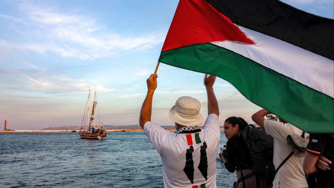 Italy sends navy ship to protect Gaza-bound flotilla after drone attack