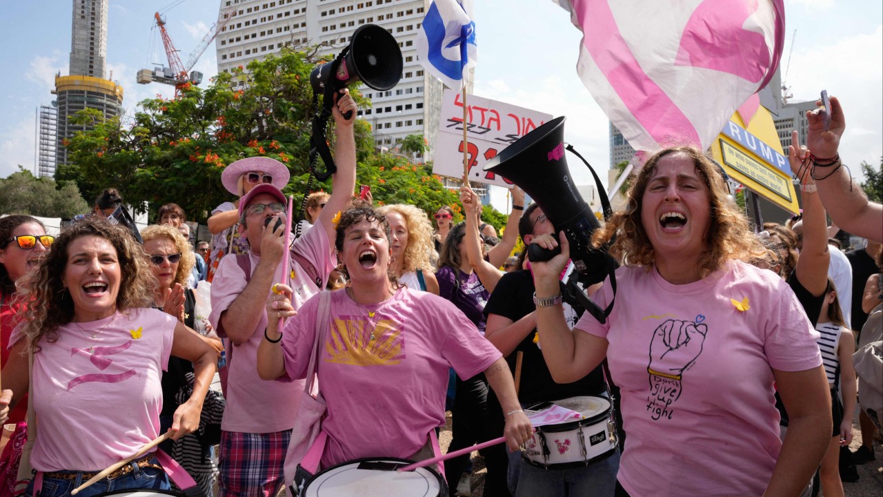 ‘They’re coming back’: Israelis await return of Gaza hostages