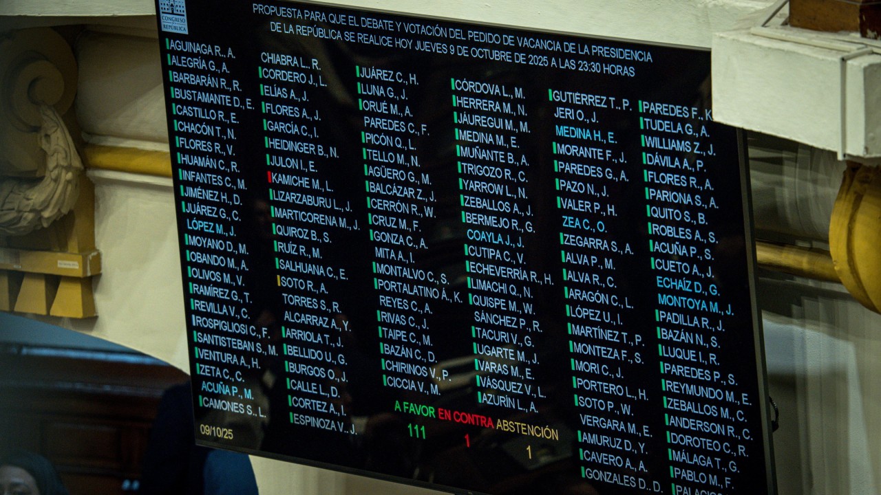 Peru’s Congress votes to remove president as crime crisis grips country