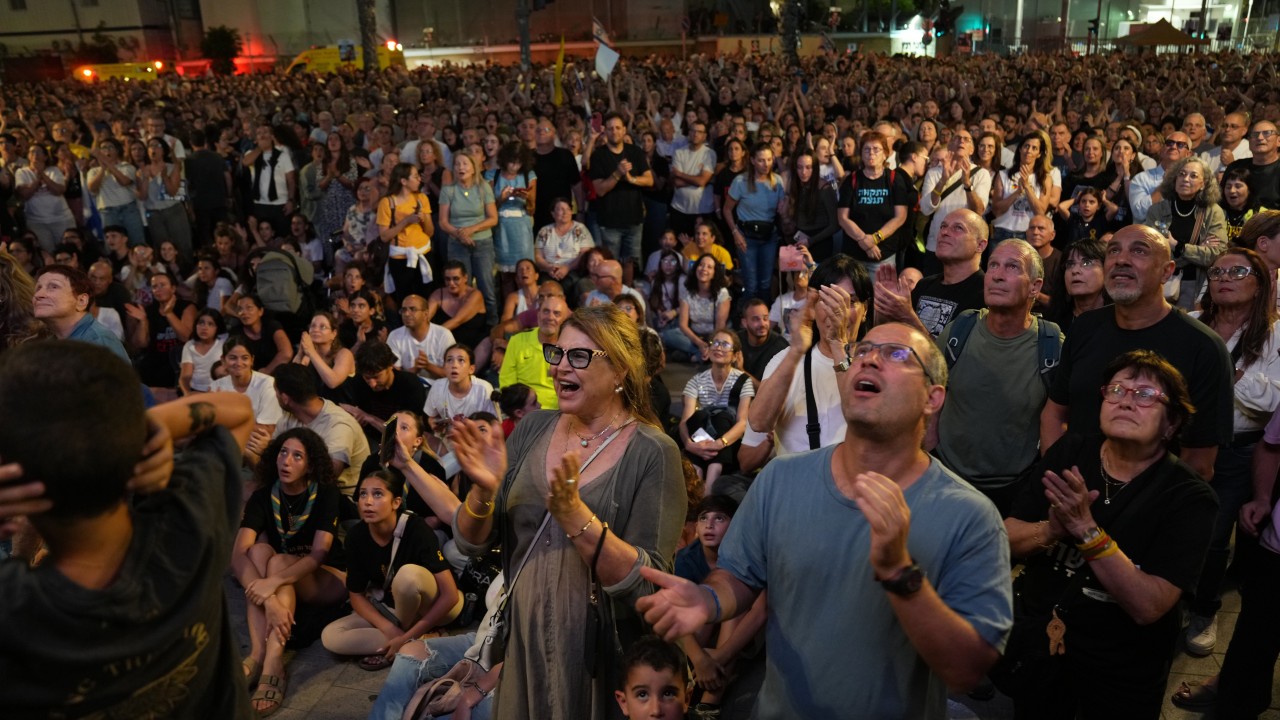 Netanyahu calls for Israel to unite as Gaza hostages set for release