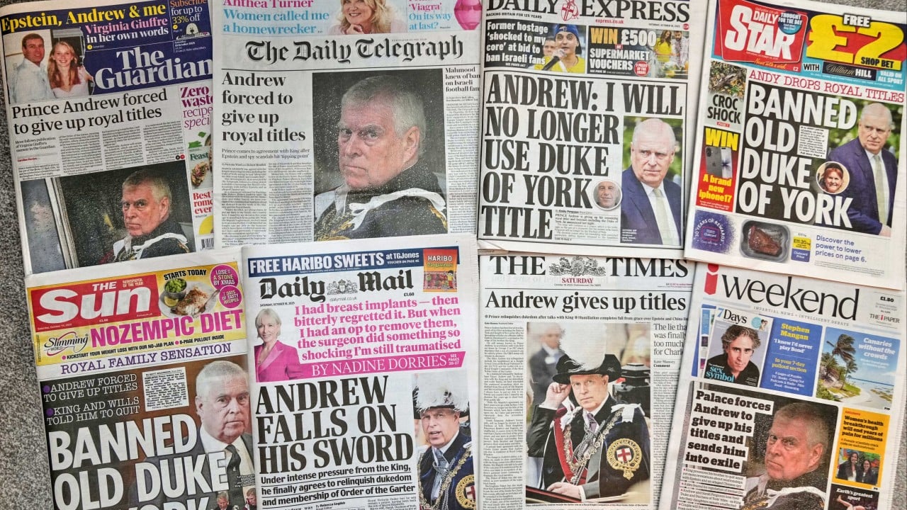 Palace and UK government under pressure to strip Prince Andrew of titles and home
