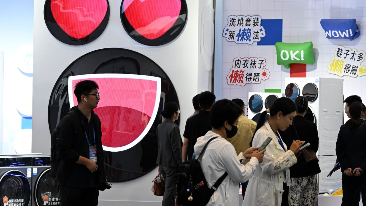 Hong Kong stocks climb on China’s vow to boost tech self-reliance, consumption