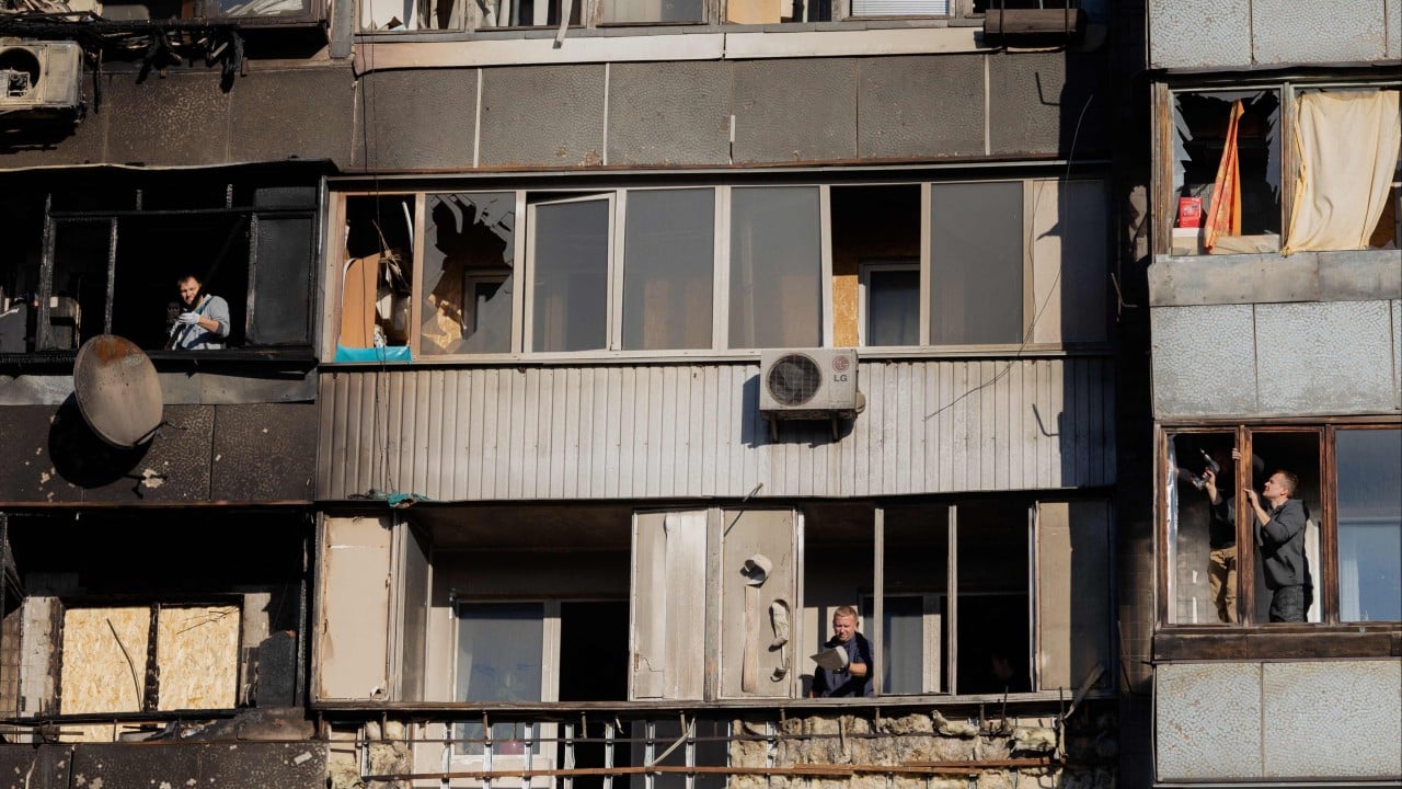 Russia targets Ukraine’s capital with drones as Putin heralds new missile