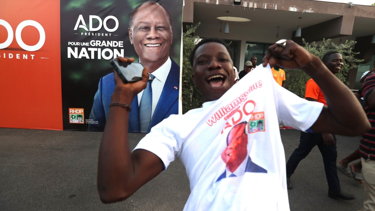 Ivory Coast’s Ouattara secures fourth term with landslide election win