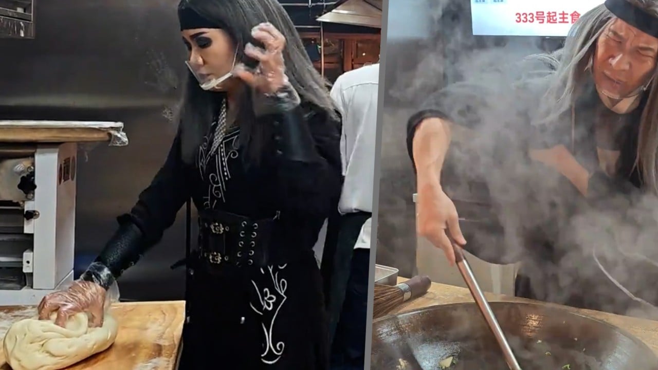China eatery features villains from martial arts novel with kung fu cooking skills