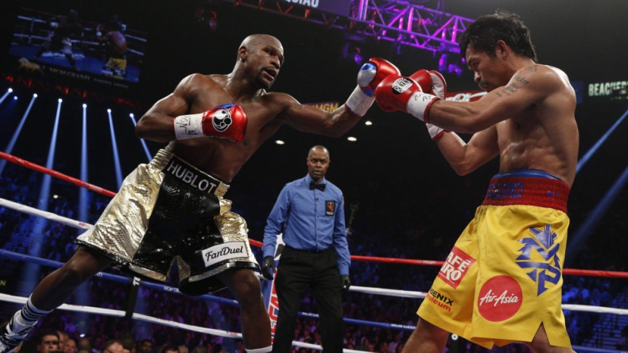 Boxing legend Manny Pacquiao hints at possible rematch with Floyd Mayweather