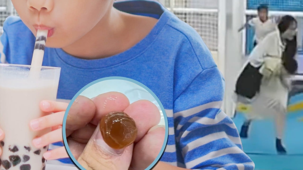 China toddler, 3, chokes to death while drinking bubble milk tea on trampoline