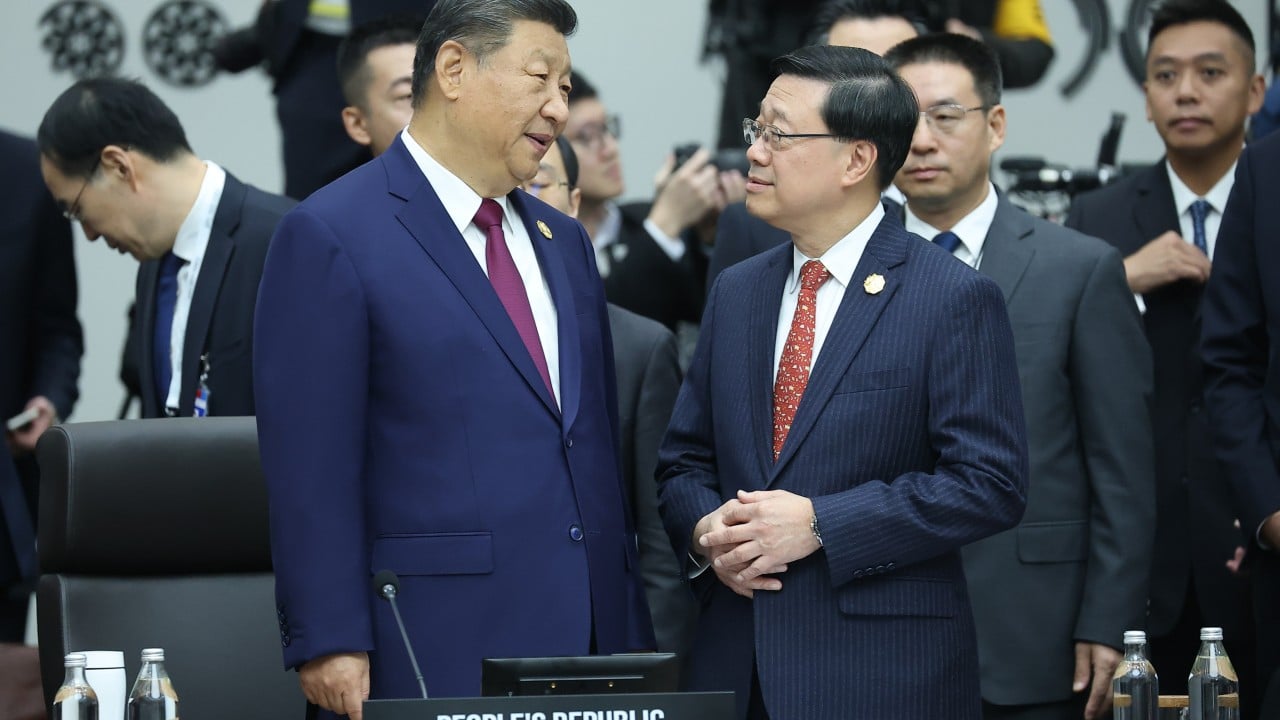 Hong Kong will uphold global trading rules, John Lee pledges at Apec gathering