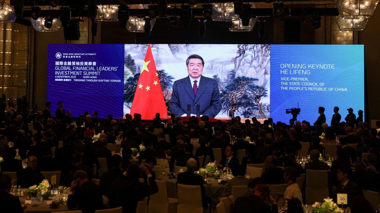 Chinese vice-premier vows continued support for Hong Kong’s financial hub role