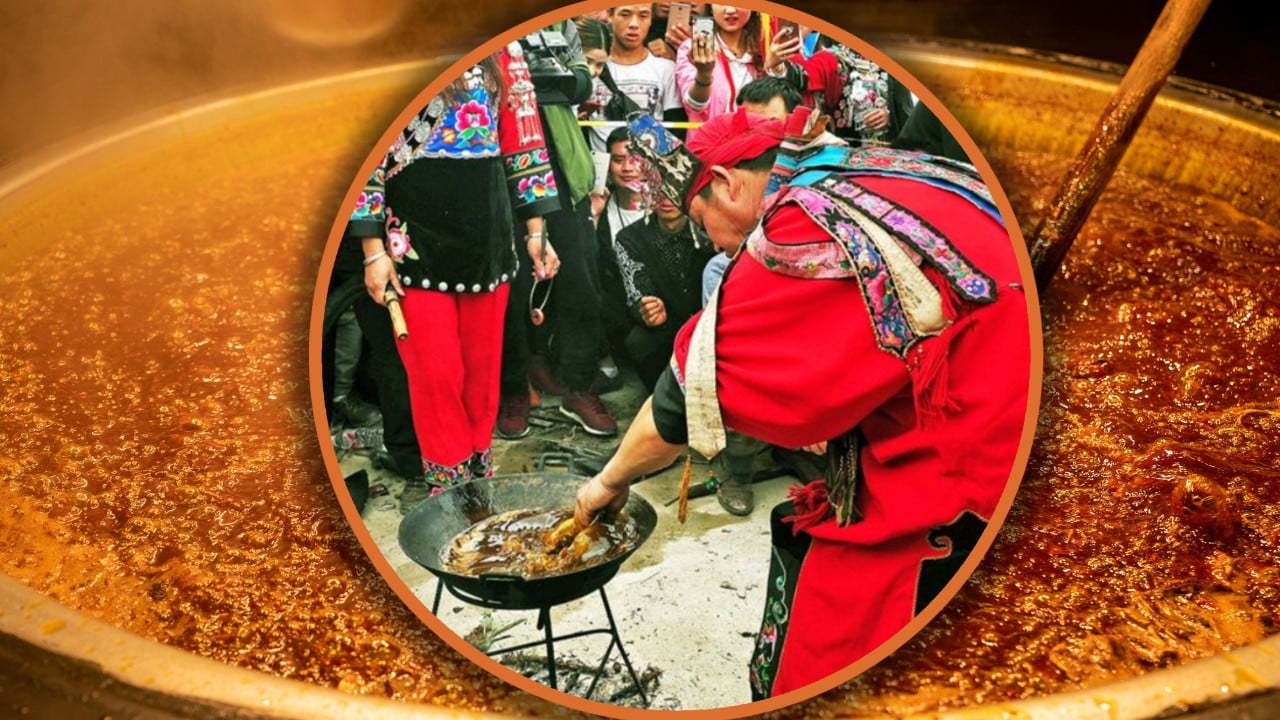 How Chinese ritual uses hot oil to determine person’s guilt using boiling lube