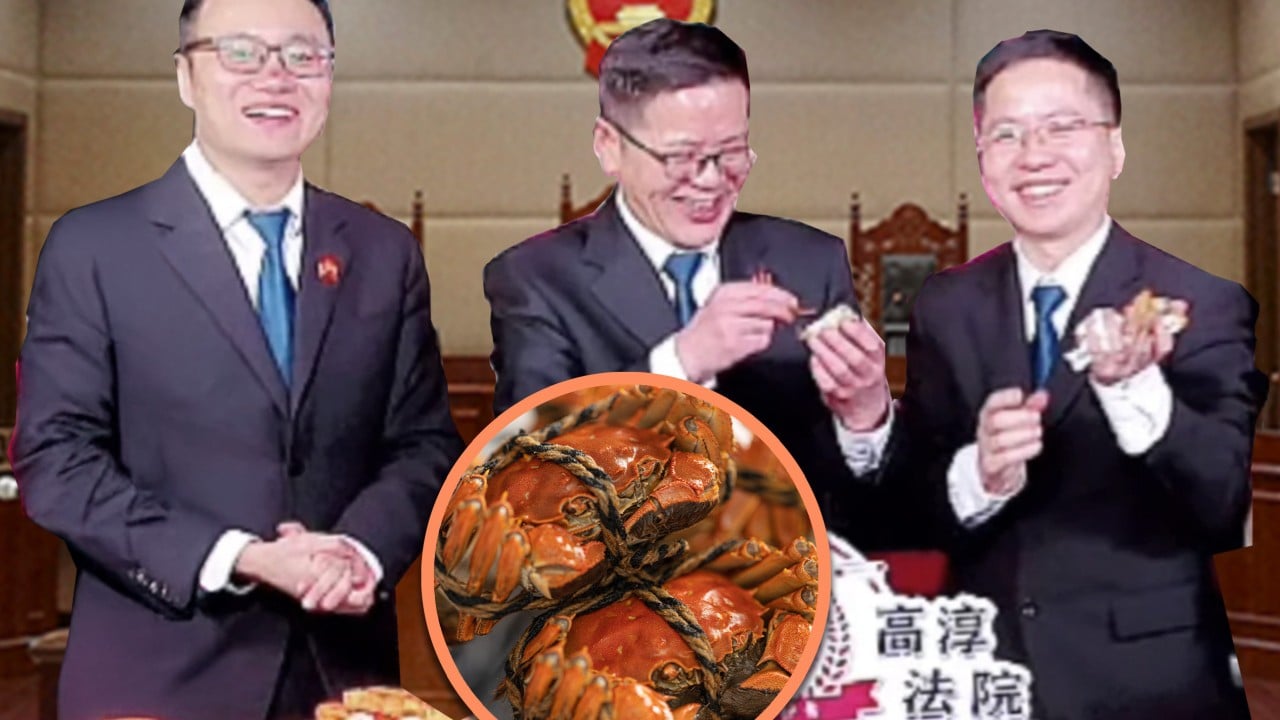 China judges live-stream crab sale to help debtors pay off dues, push legal literacy