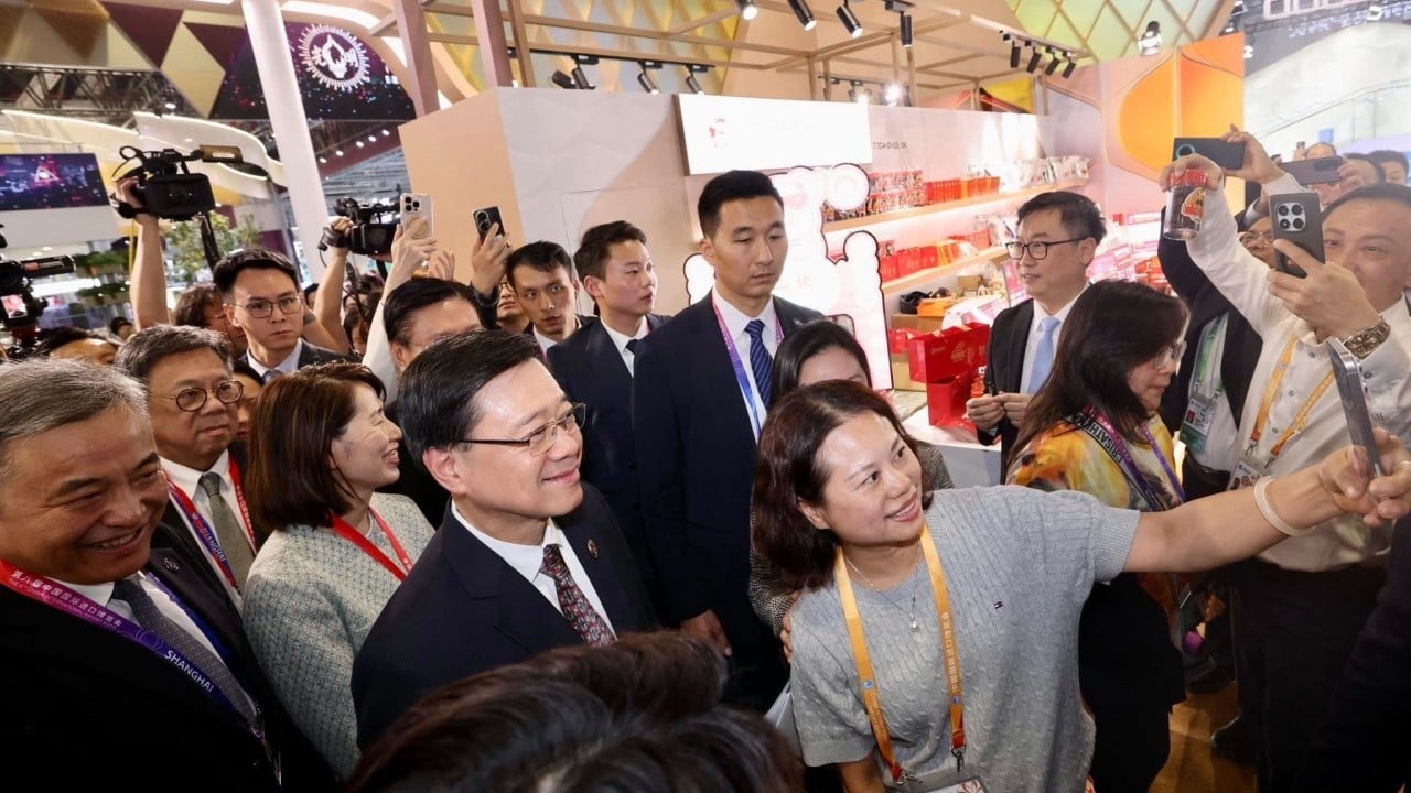 John Lee highlights Hong Kong’s global role to Premier Li Qiang as expo opens